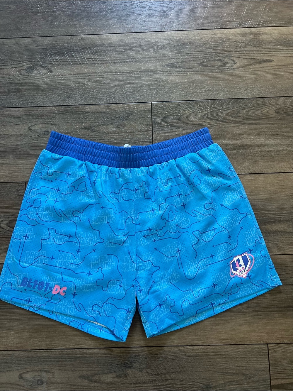 NWT Baseball Lifestyle 101 Men's Athletic Blue Board Shorts Small
